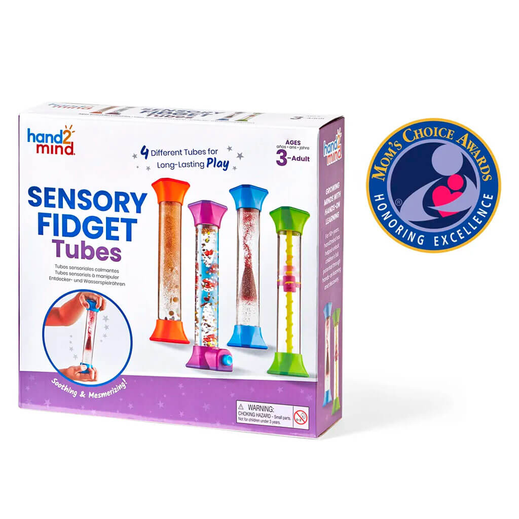 Sensory Fidget Tubes, Set of 4