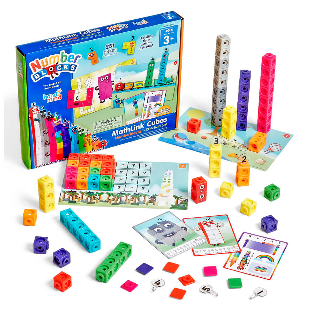 MathLink Cubes Numberblocks 1-10 Activity Set