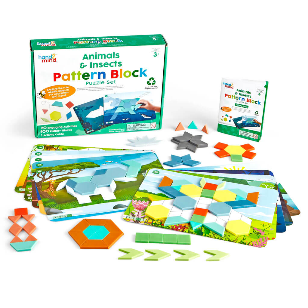 Animals &amp; Insects Pattern Block Puzz Set