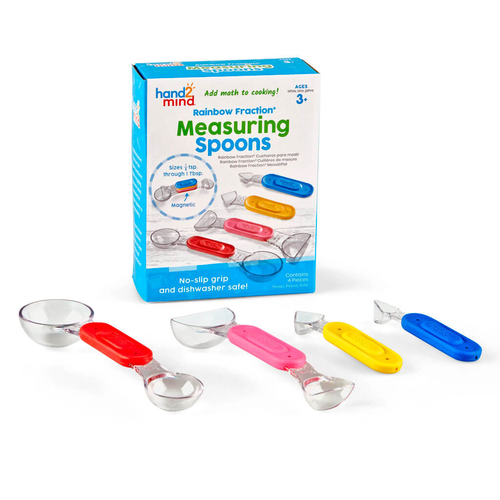 Rainbow Fraction Measuring Spoons