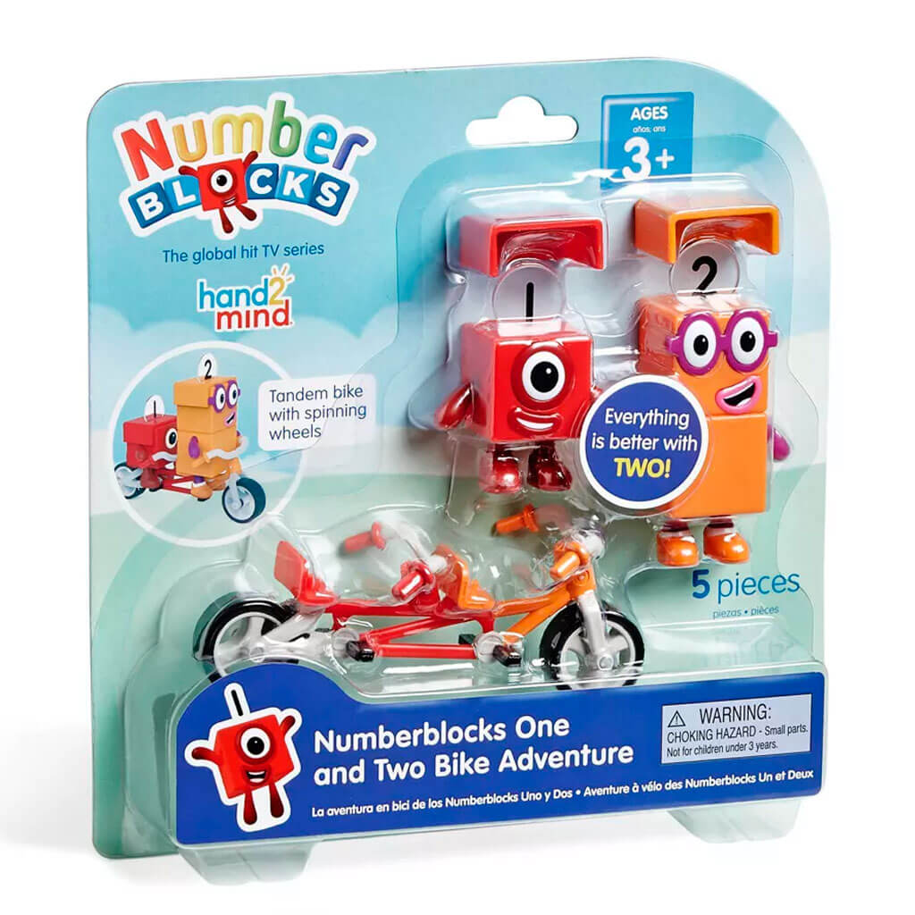 Numberblocks, Figures, One And Two Bike Adven