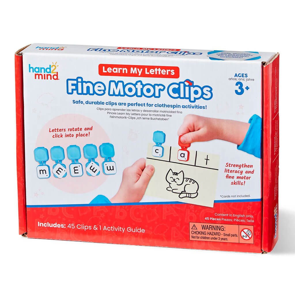 Learn My Letters Fine Motor Clips