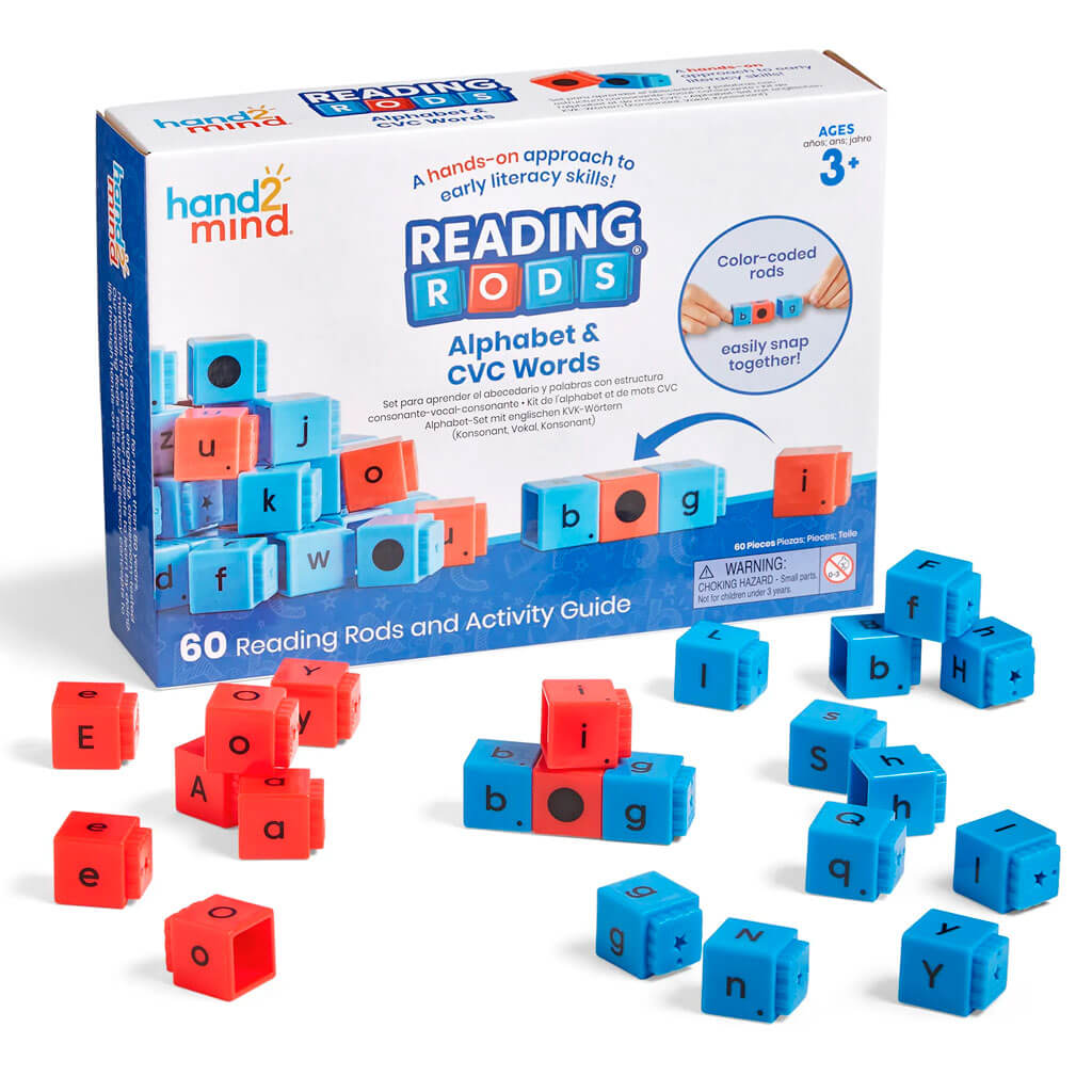 Reading Rods Alphabet And Cvc Words