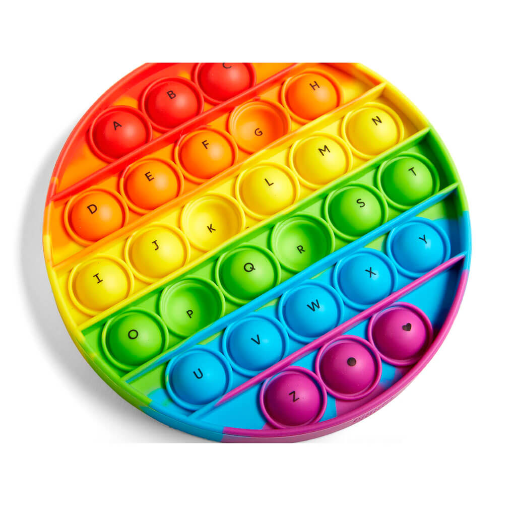 Alphabet Sensory Bubble Poppers, Set Of 6