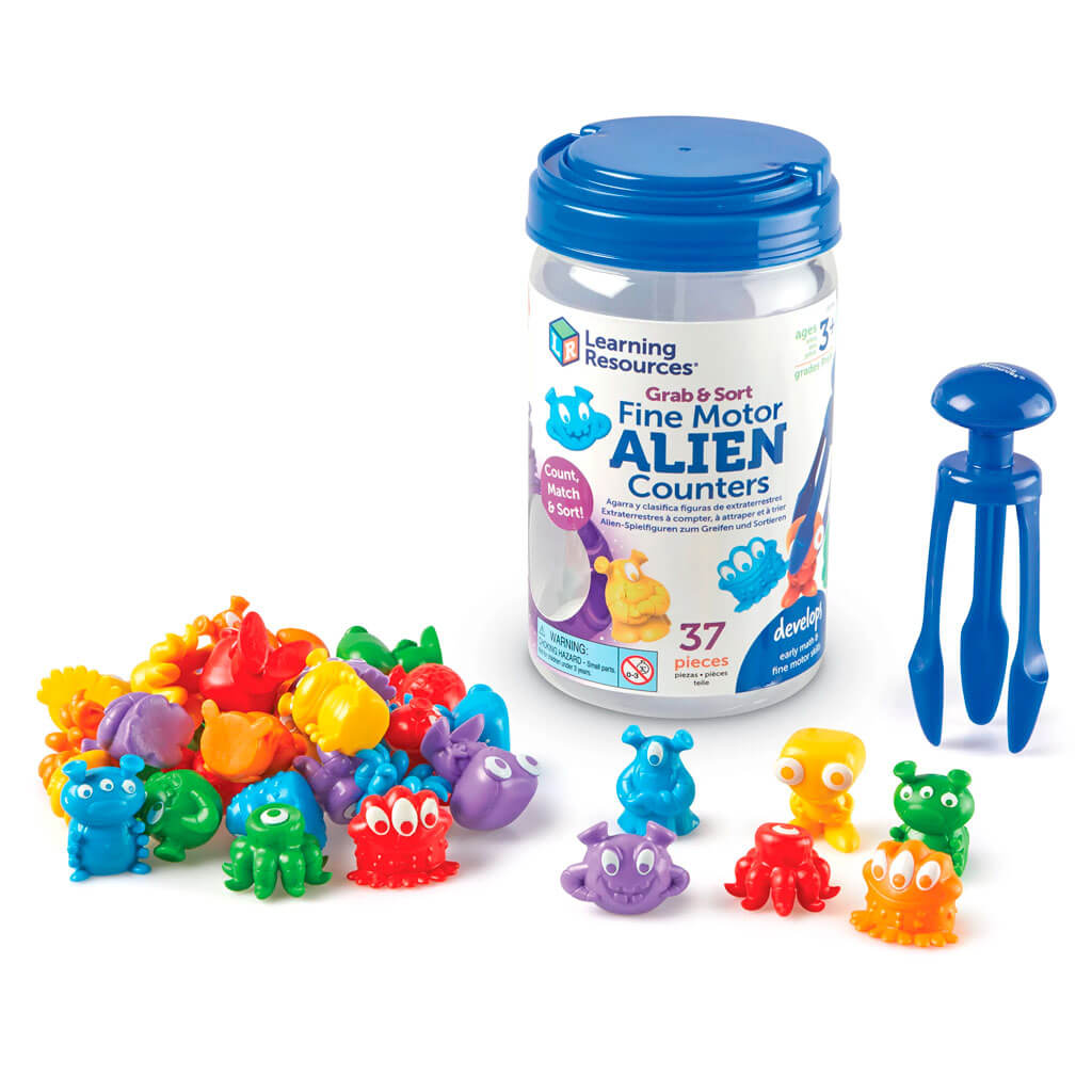 Fine Motor Alien Counters