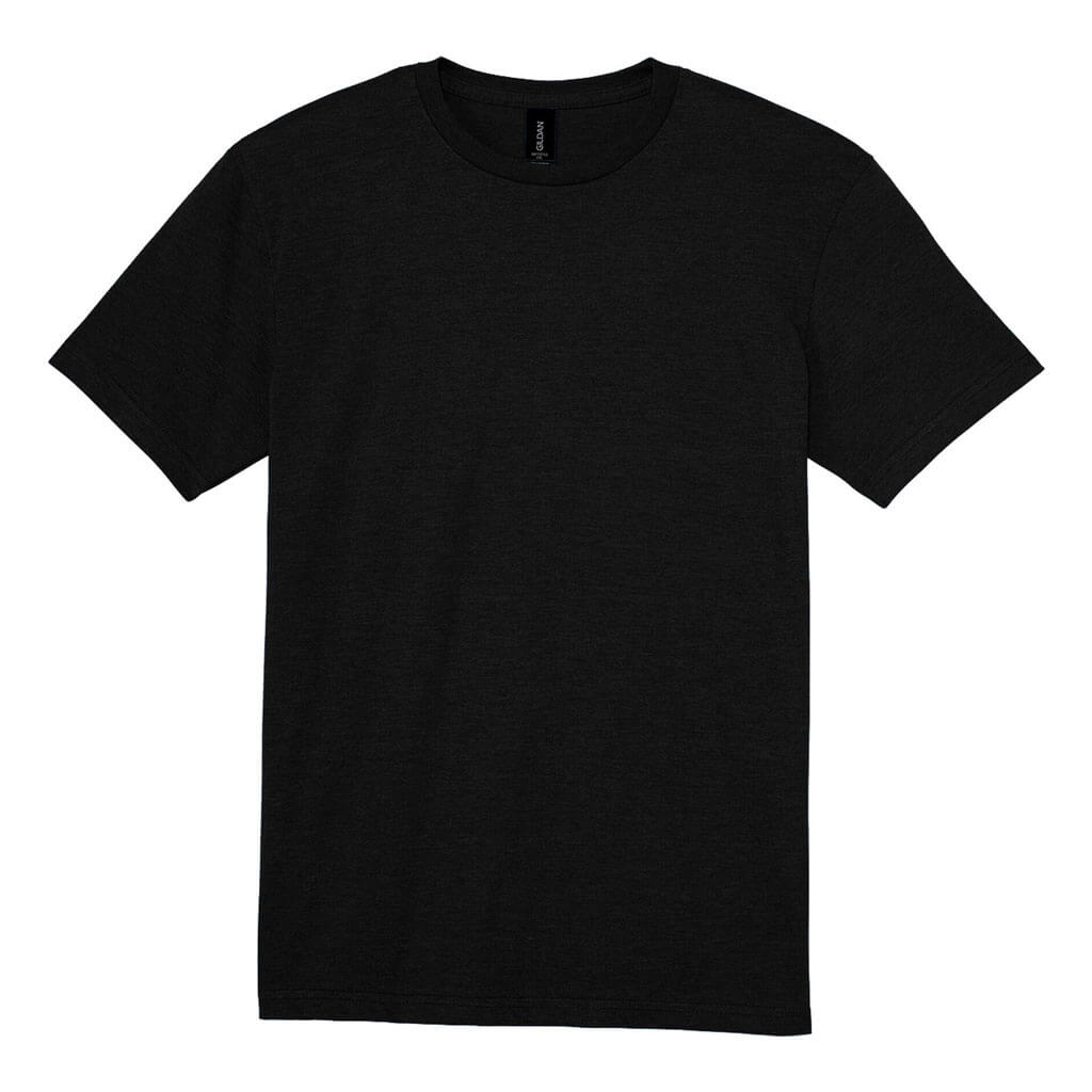 Gildan Adult Softstyle Cotton Blend Tee Black