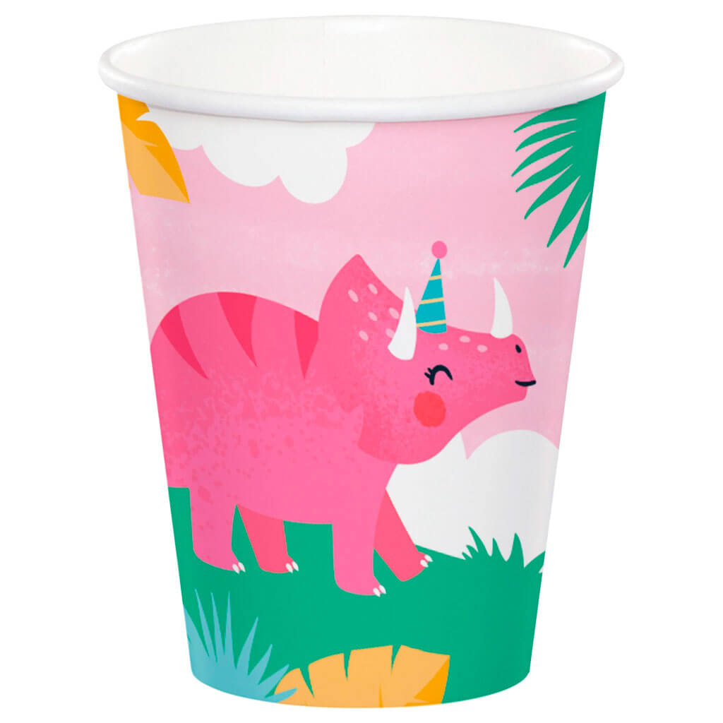 Girl Dino Party Hot/Cold Cup, 9oz