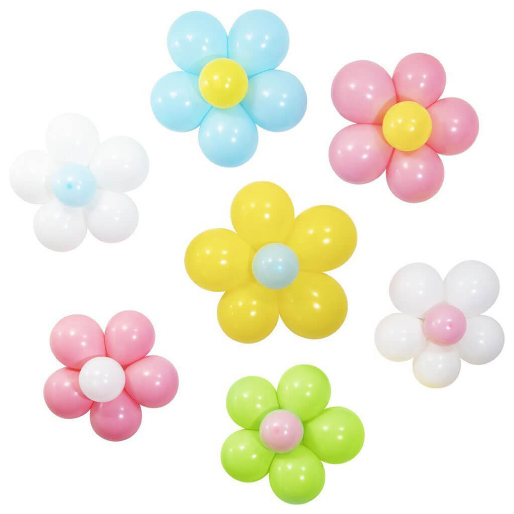 Flower Power Balloon Wall Decoration Kit, 7ct