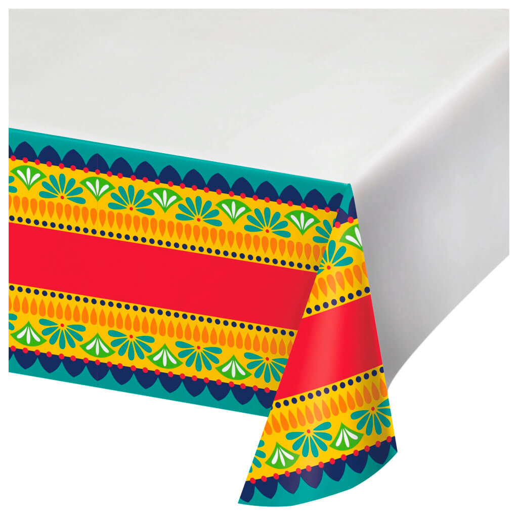 Fiesta Pottery Paper Tablecover, 54in x 102in