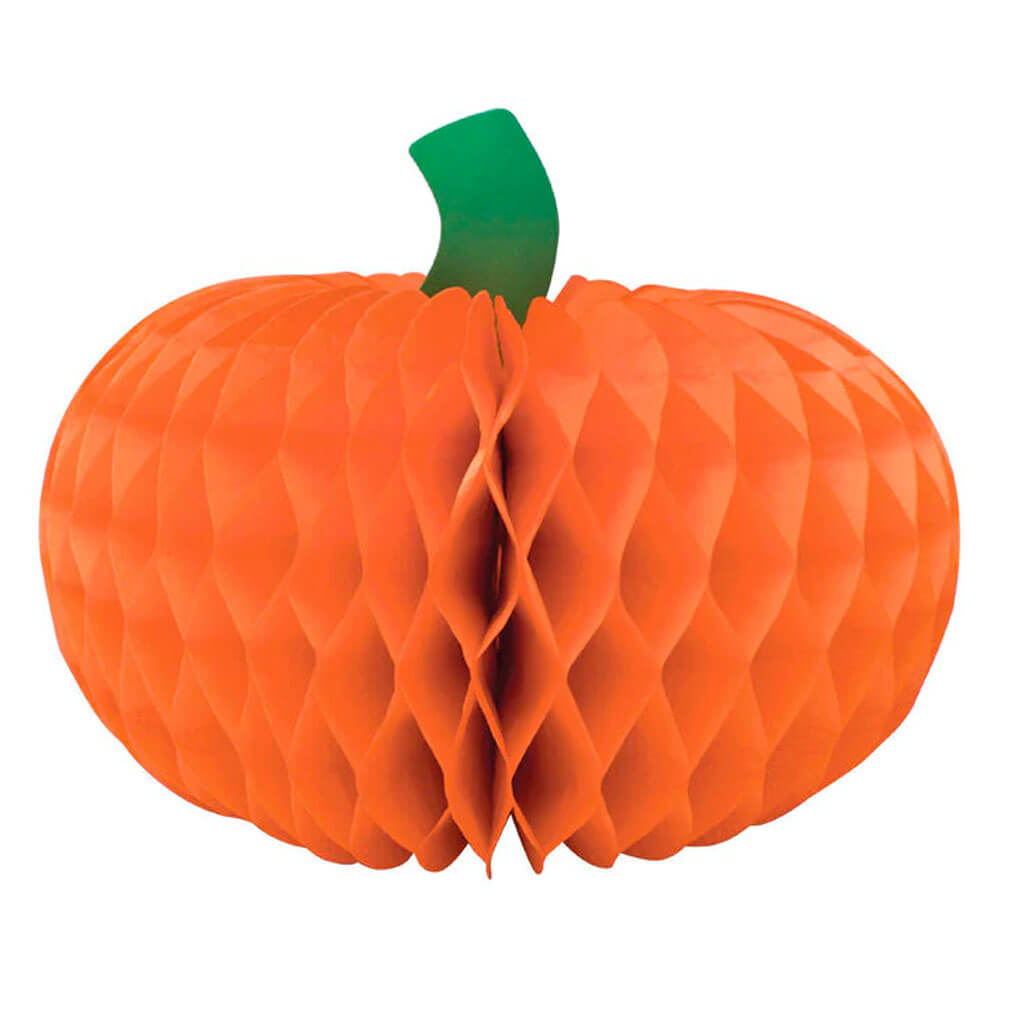 Pumpkin Honeycomb Centerpiece, 6in