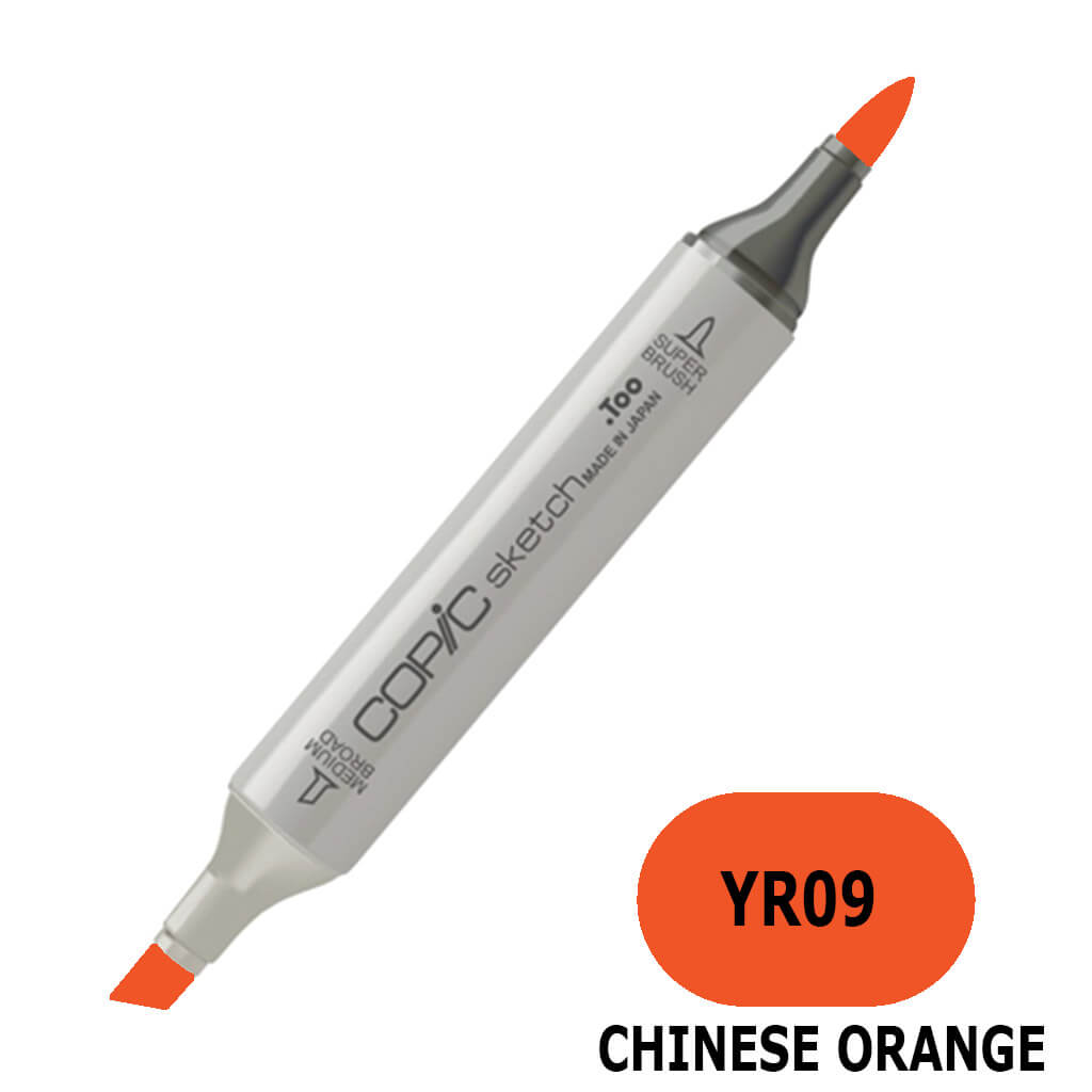 Sketch Marker Chinese Orange