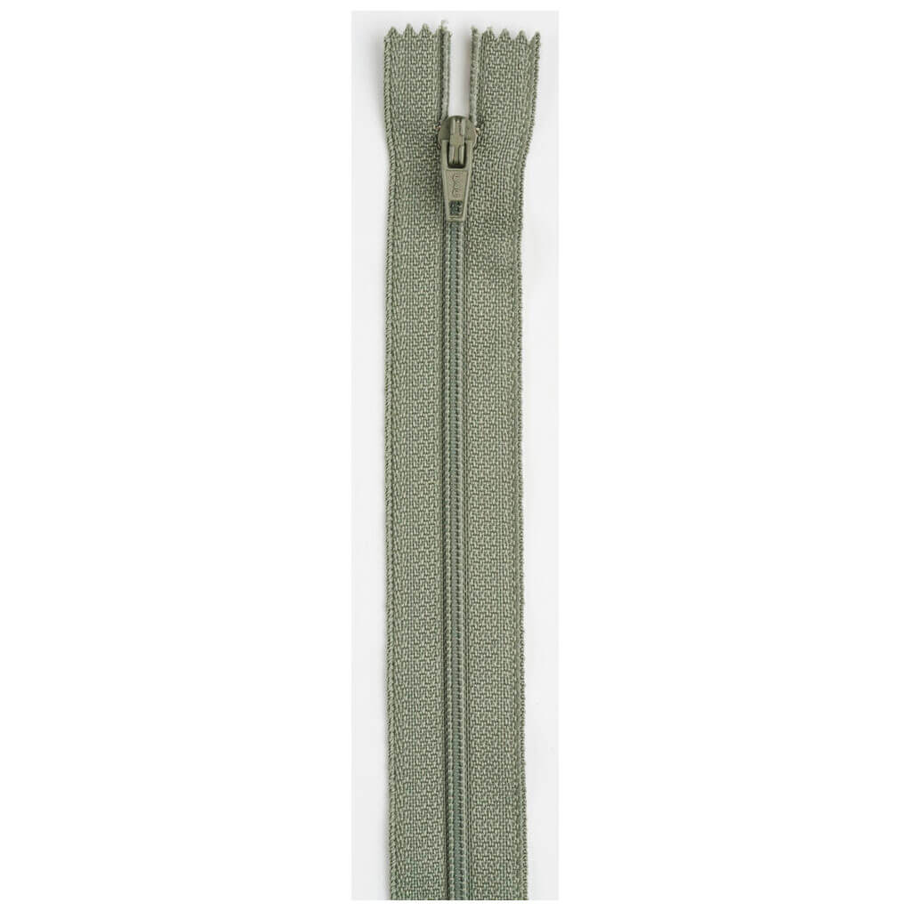 Coats &amp; Clark All Purpose Plastic Zipper 14in Green Linen