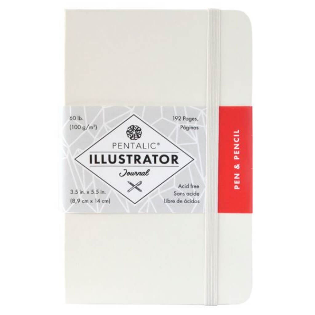 Pentalic Illustrators Sketchbook 5.5 x 3.5 White Chocolate