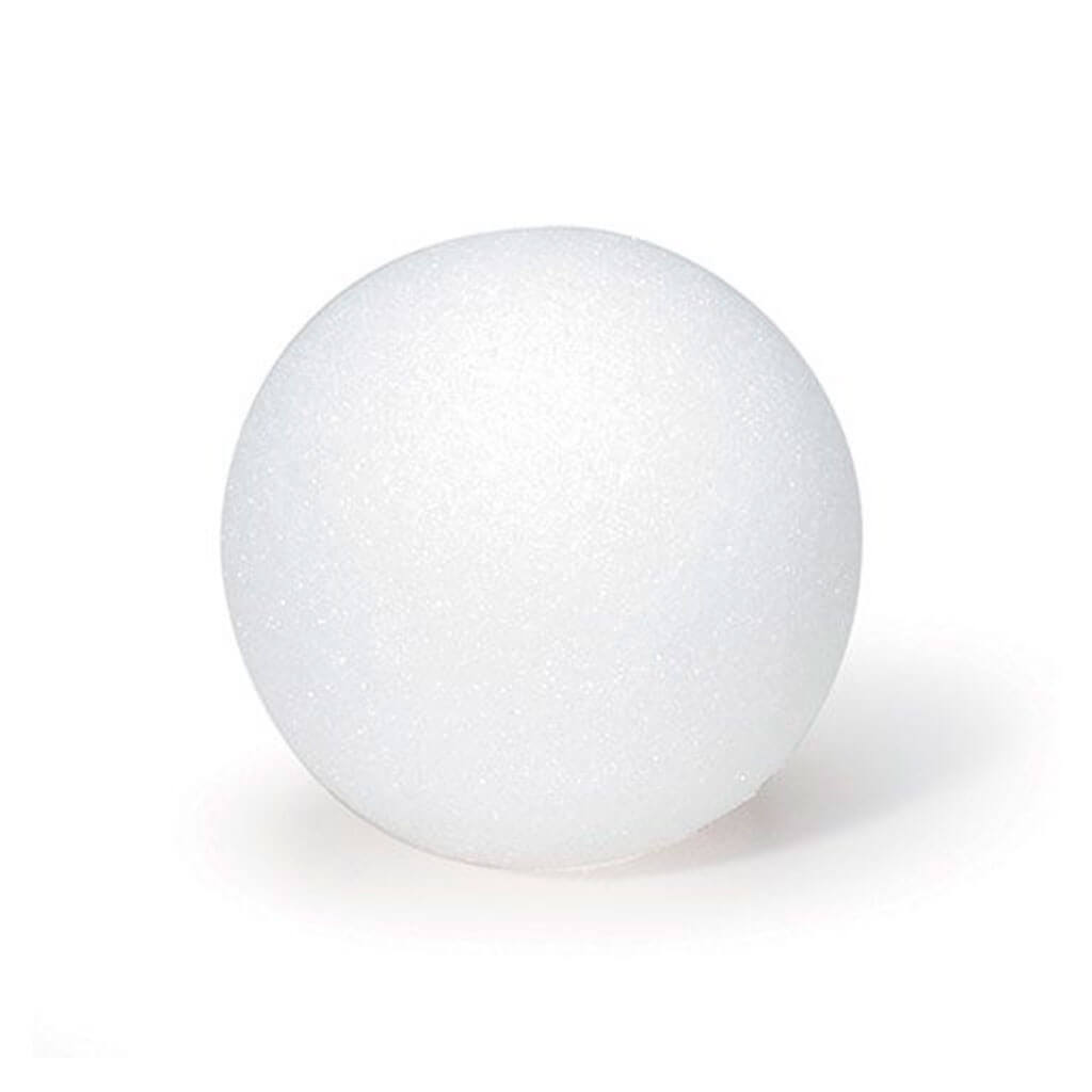 Styrofoam Ball 6in White