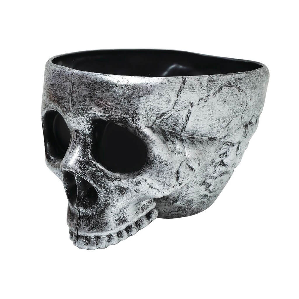 Mini Skull Pdq Planter Natural