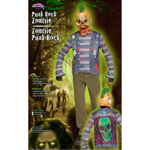 Punk Rock Zombie Child Costume