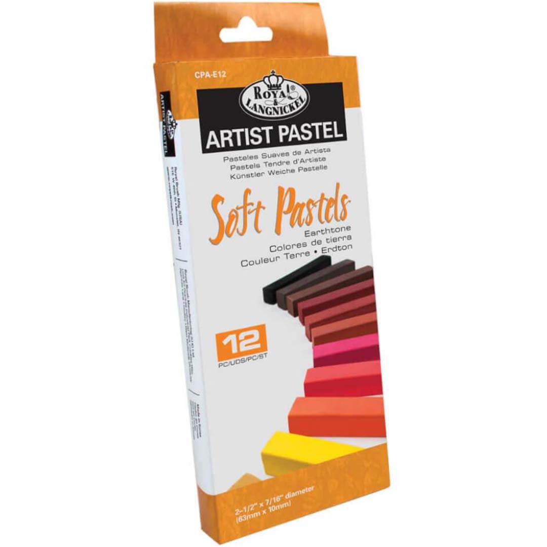 Earthtone Soft Pastel Pack 12pc 