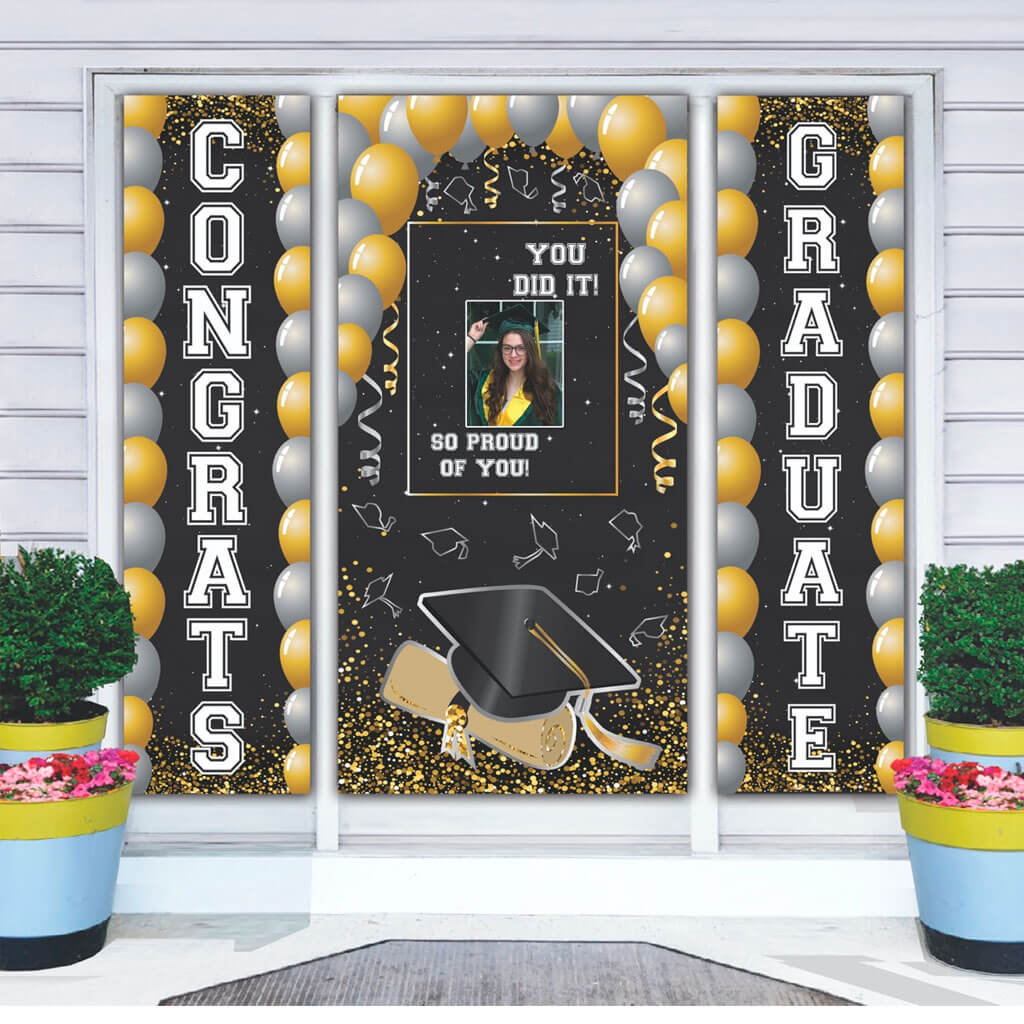 Graduation Door Cover and Side Banners