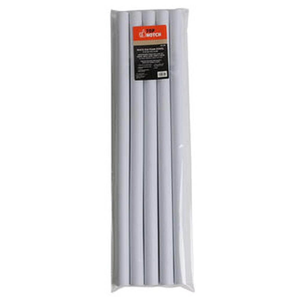 White Eva 30mm Foam Dowels, 5pk