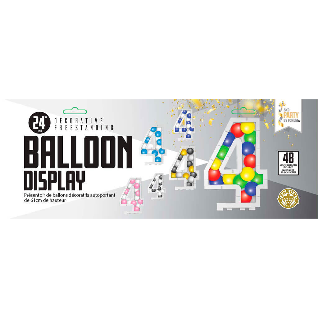 #4 Balloon Frame Number, 24in