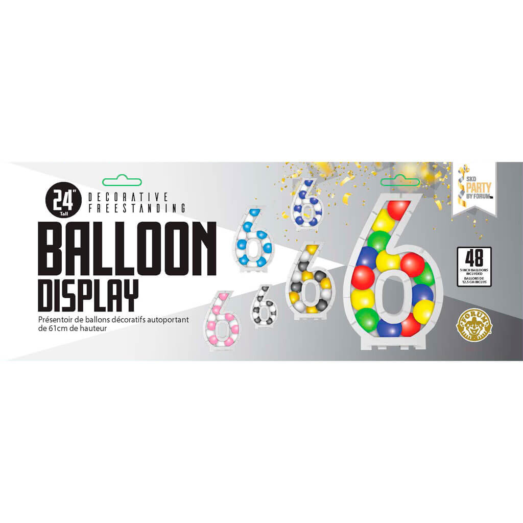 #6 Balloon Frame Number, 24in