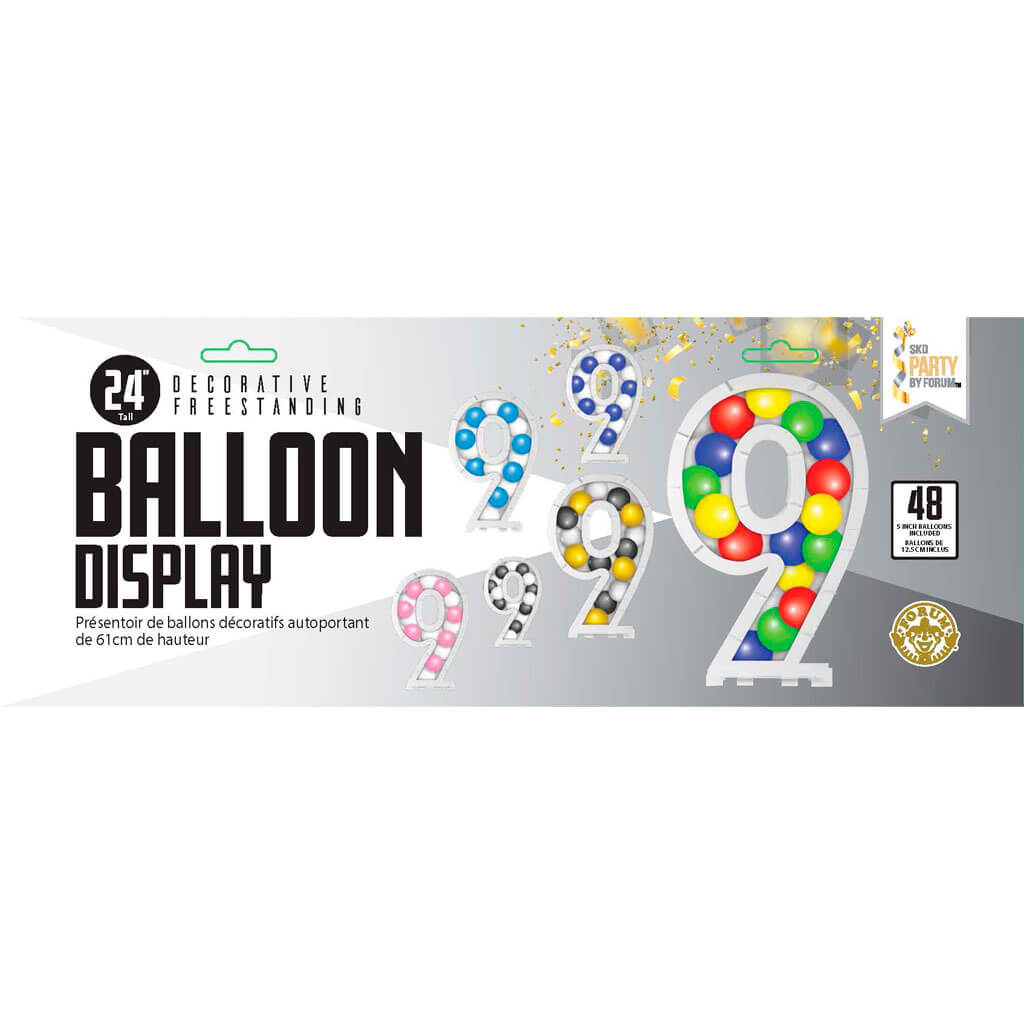 #9 Balloon Frame Number, 24in