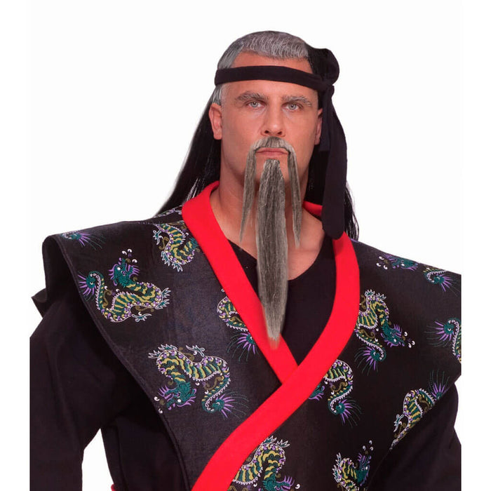 Warrior Beard & Moustache Gray