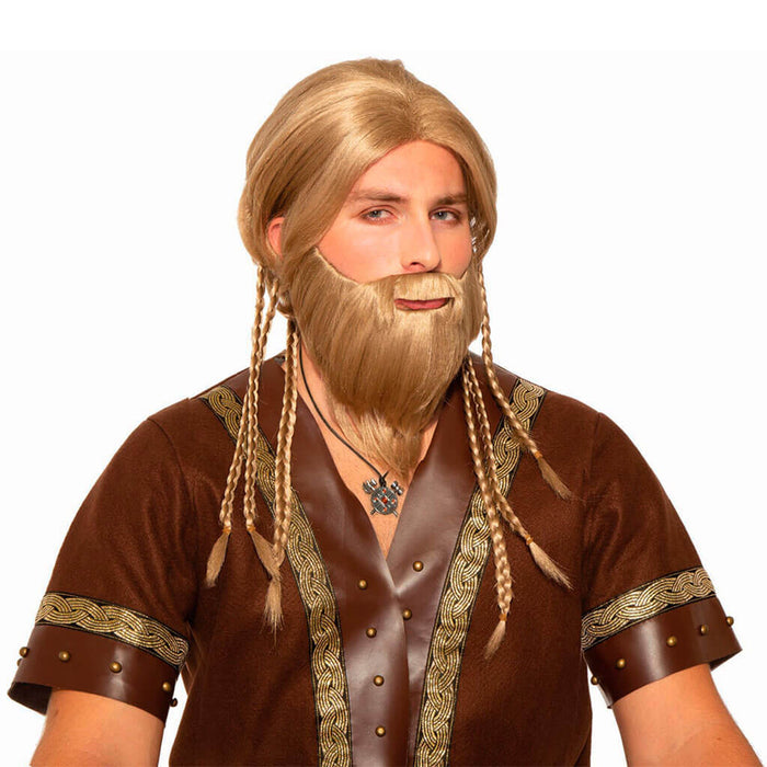Viking Moustache & Beard Set