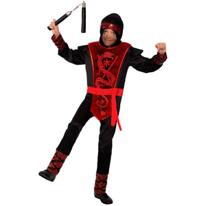 Red Dragon Ninja Child Costume