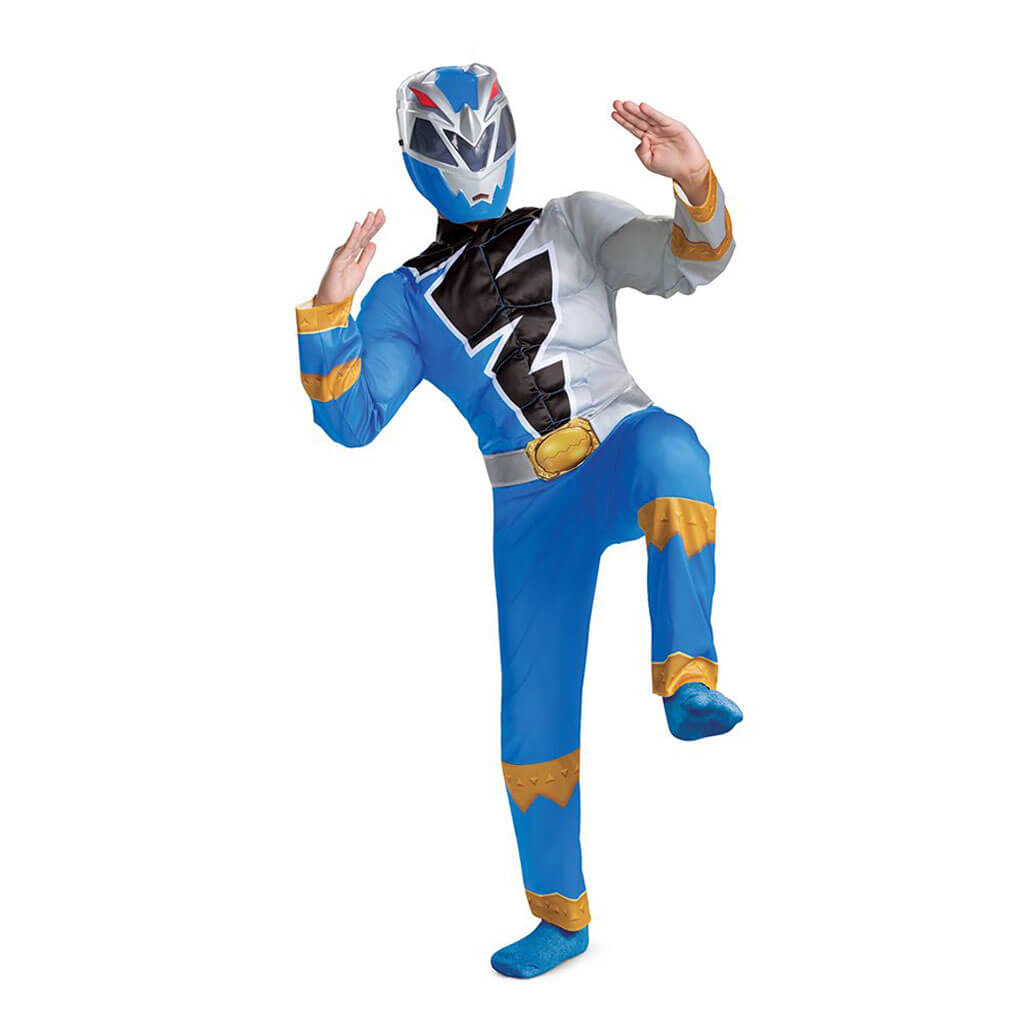 Blue Ranger Dino Fury Classic Child Costume