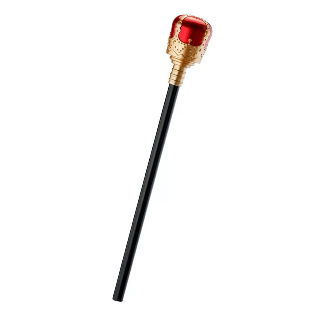 Gold Scepter With Red Orb