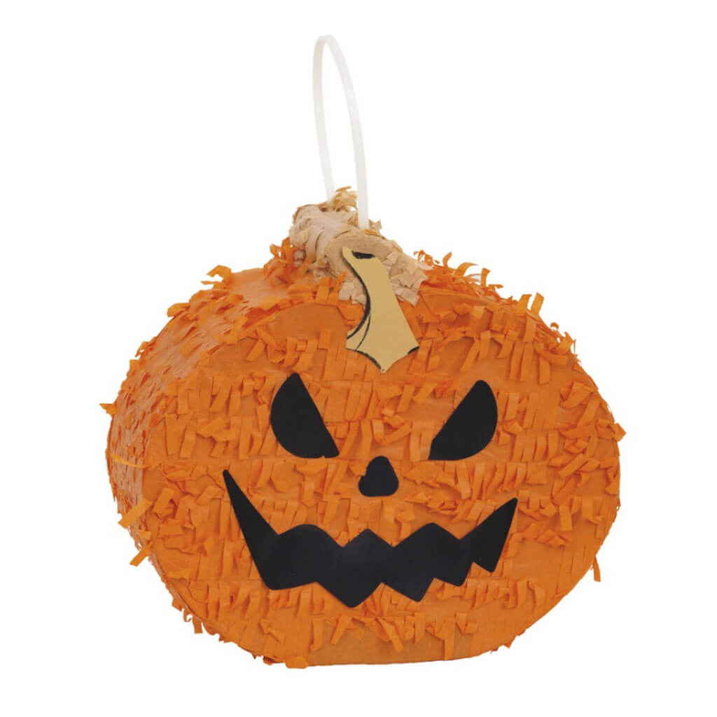 Mini Jack-O&#39;-Lantern Pinata Favor Decoration 7in W x 6.25in H