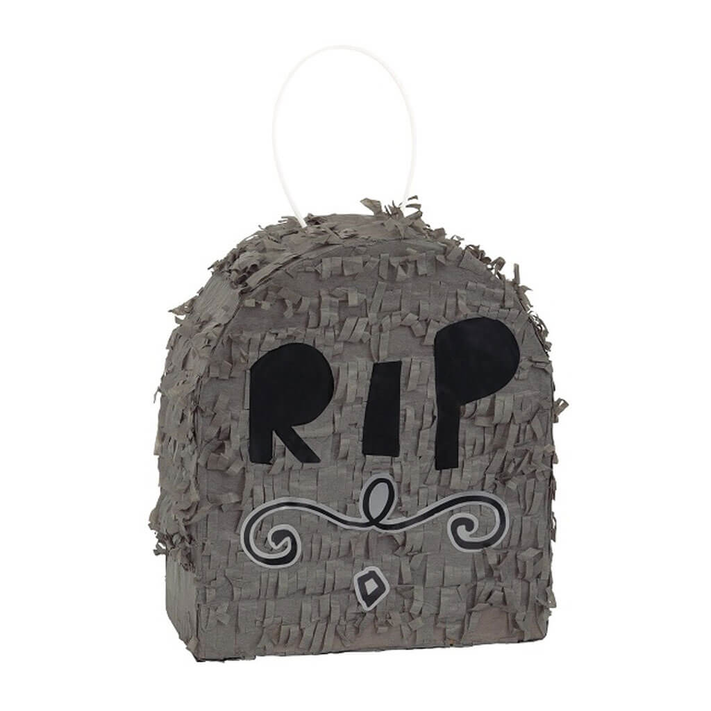 Mini Tombstone Pinata Favor Decoration 6in W x 7in H