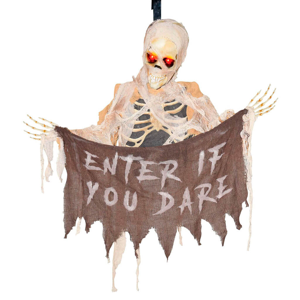 Hanging Mummy with Banner, 47in