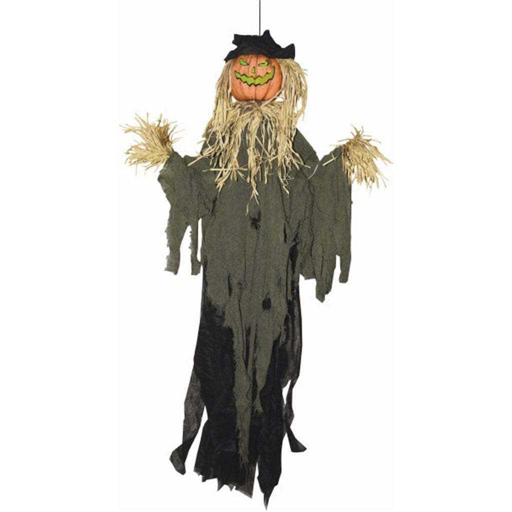 Animated Hanging Pumpkin Man, 55in