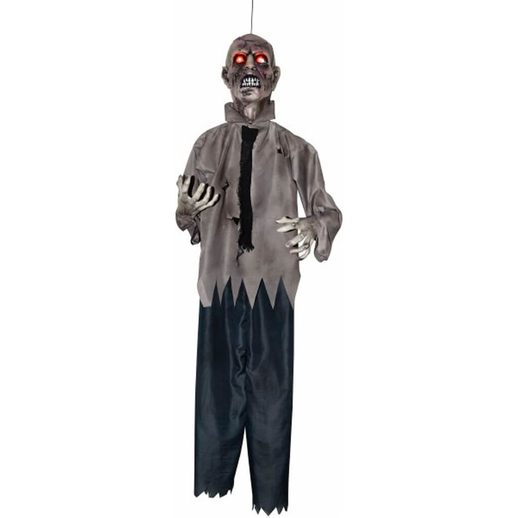 Animated Hanging Zombie, 57in
