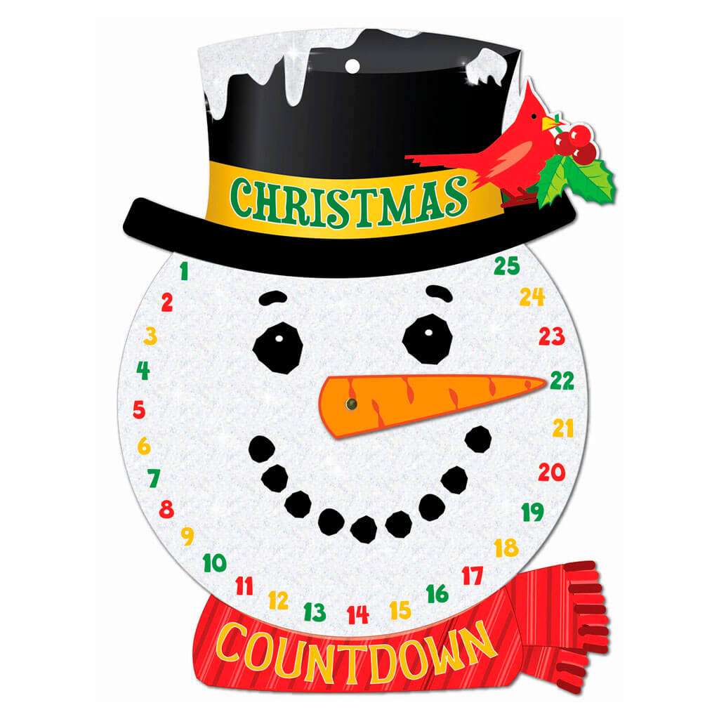 Snowman Countdown Calendar