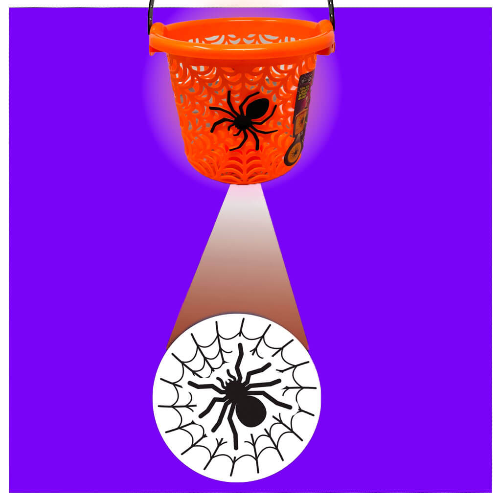 Spider Web Led Projection Bucket