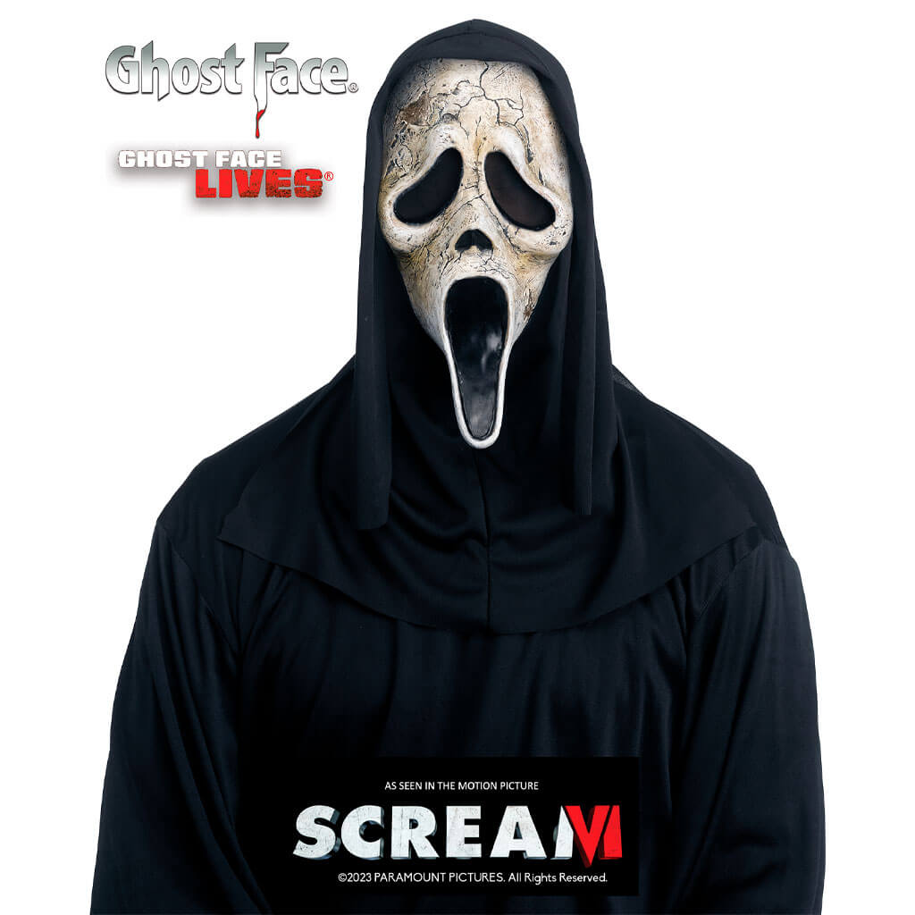 Ghost Face Aged Mask SCREAM VI