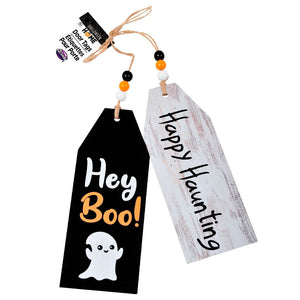 Halloween Home Door Tags 7.5in