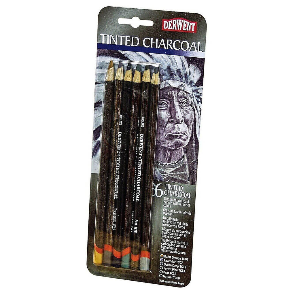 Charcoal Pencil Set of 6