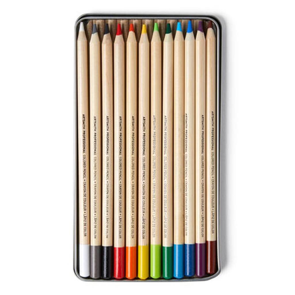 Pro Colored Pencils with Case 12ct
