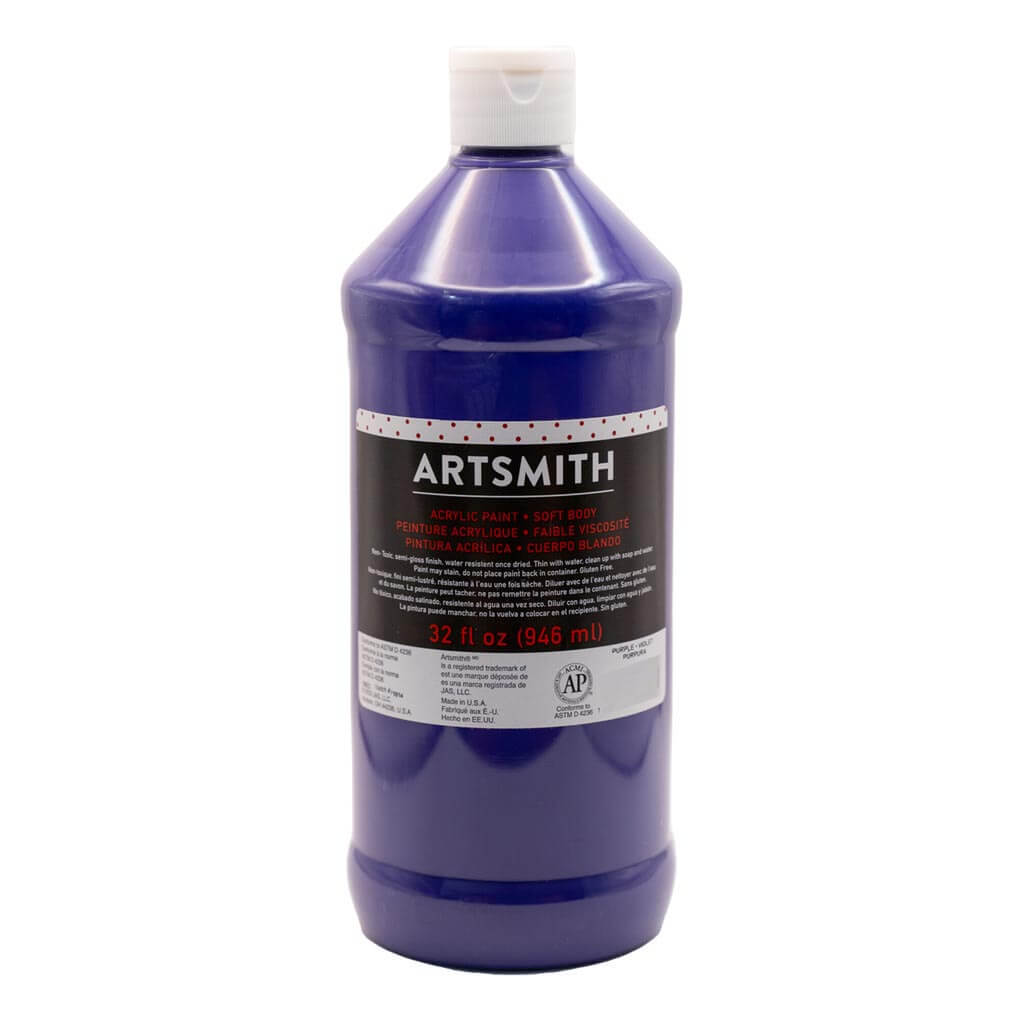 Soft Body Acrylic Paint 32oz Purple