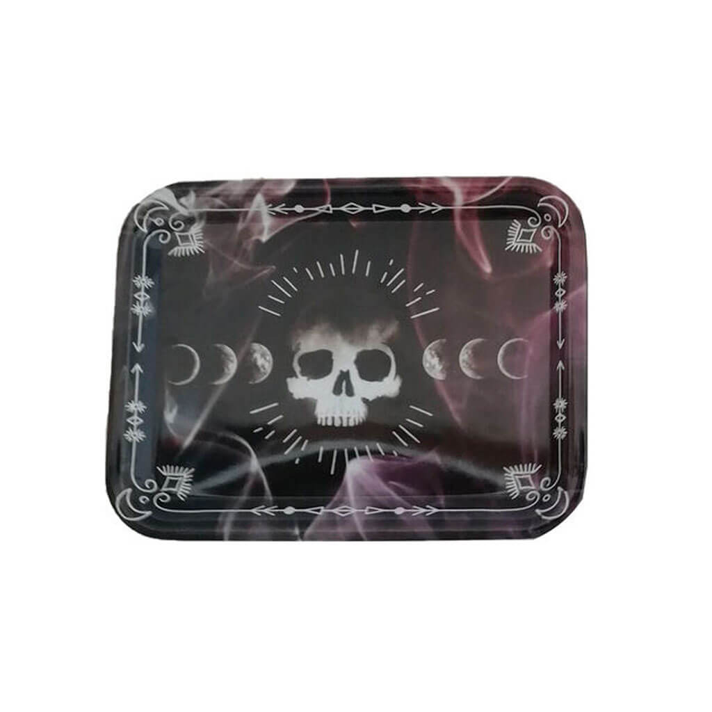 Halloween Melamine Skull Platter 15in x 11.5in