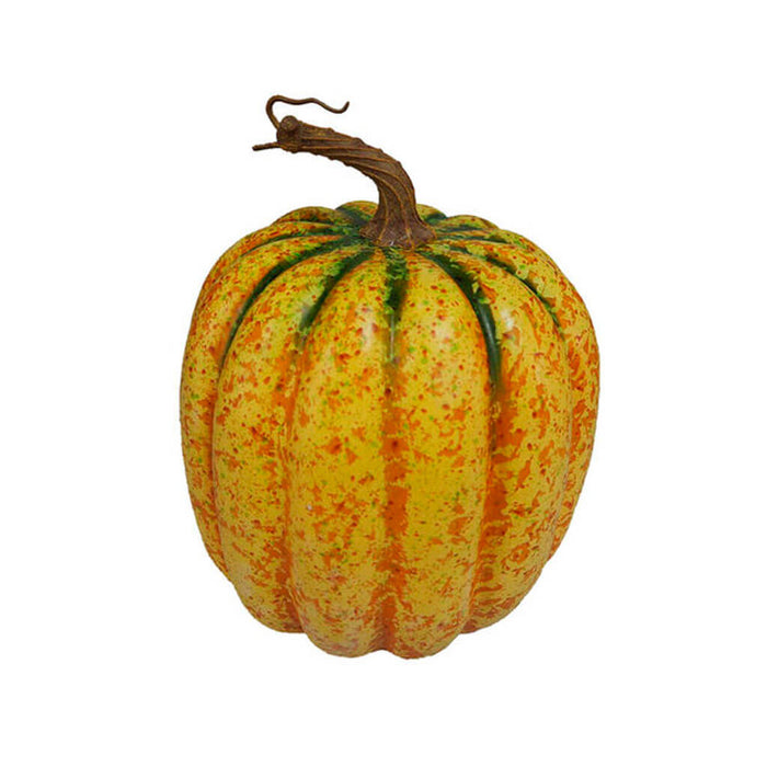 Fall Yellow & Orange Pumpkin 7.5in
