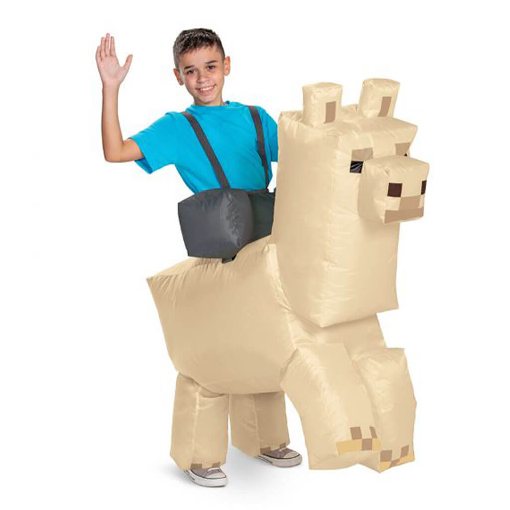 Minecraft Llama Ride On Inflatable One Size Child