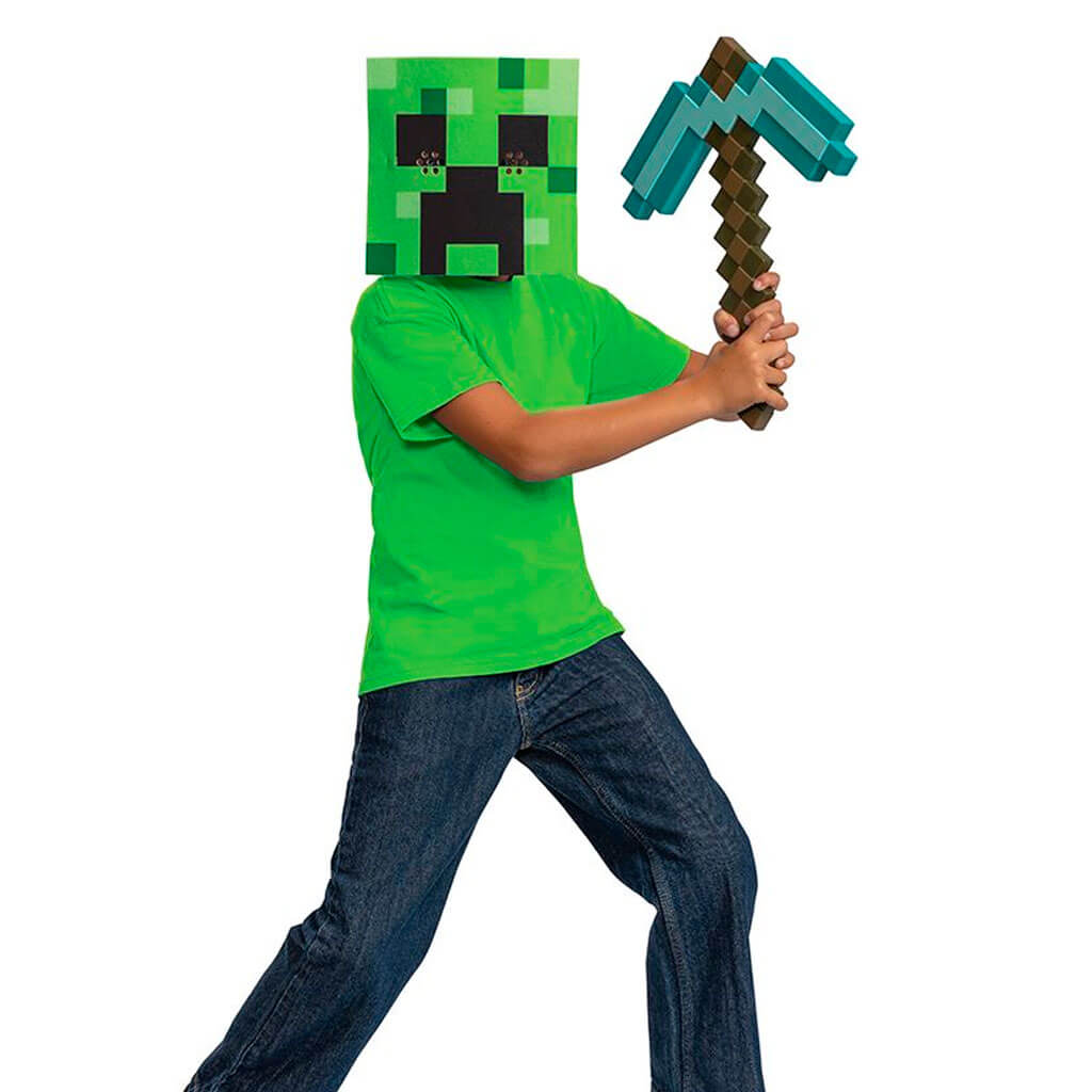 Minecraft Pickaxe and Mask Set