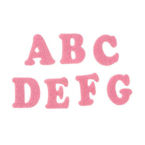 Felties Felt Stickers Alphabet Hot Pink 100 pieces