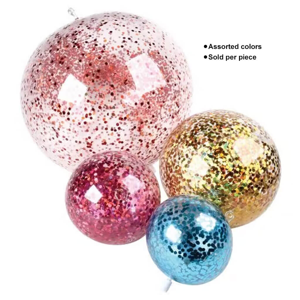 Glitter sales balloon ball