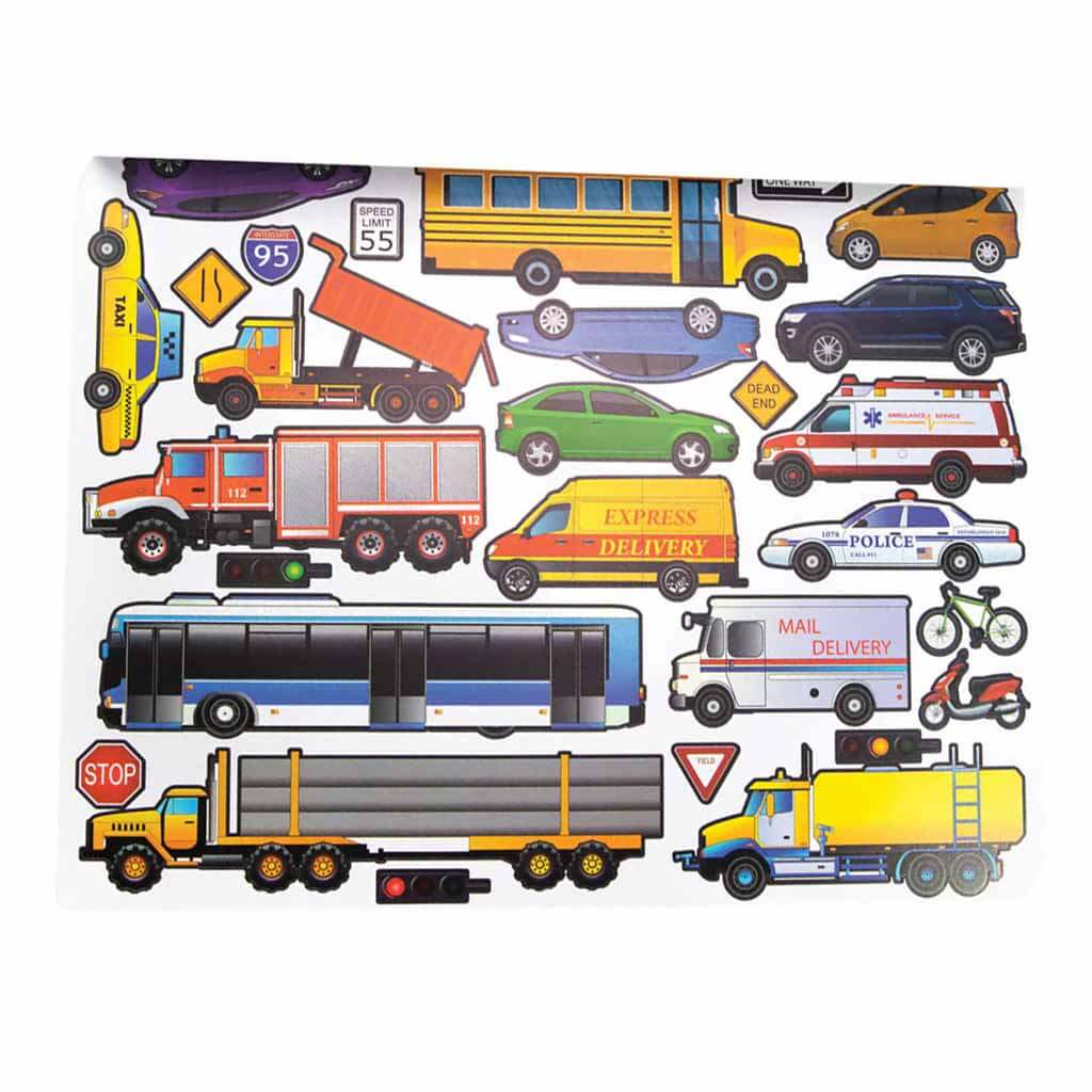 Transportation Sticker Book